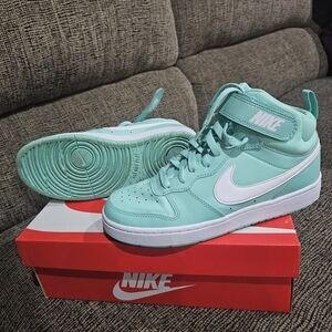 Nike Blue and White Sneakers Classic Design